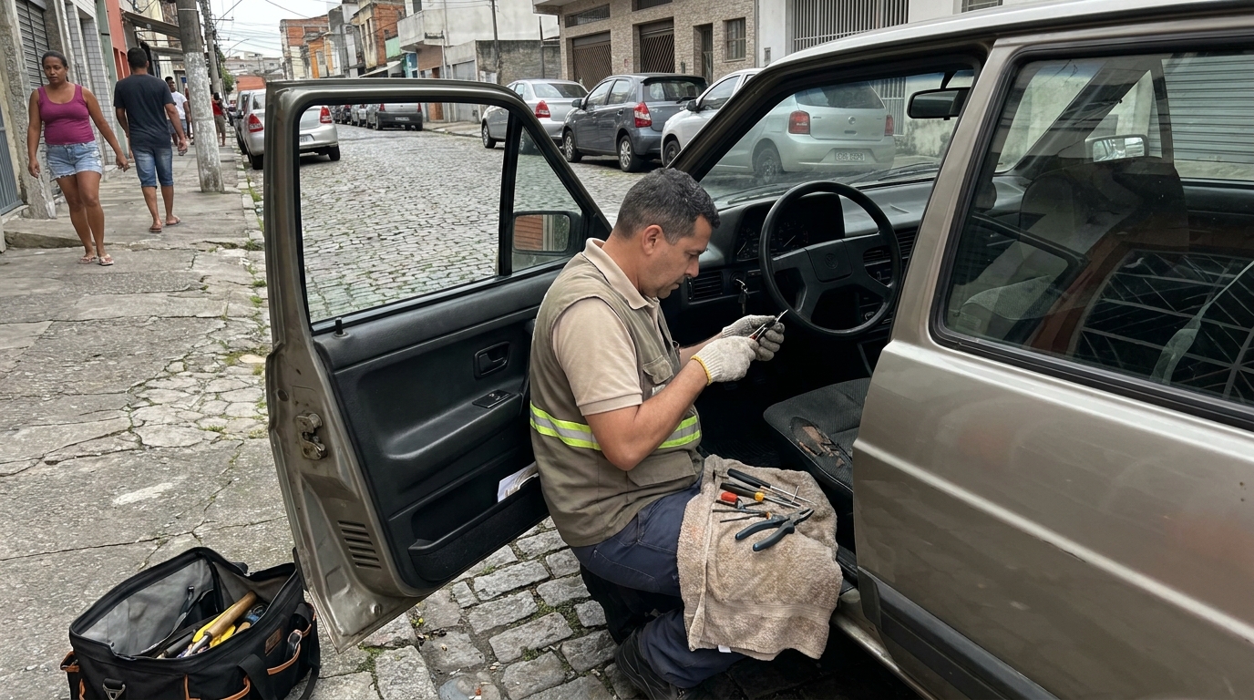 Extração de Chave Quebrada em Montes Claros‑MG